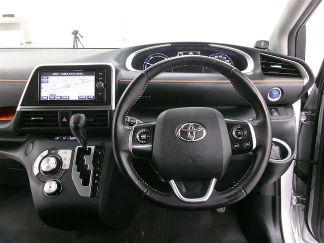 シエンタ ハイブリッドＧ　ブレーキサポート　Ｂカメラ　キーフリー　スマキー　横滑り防止システム　メモリナビ　ナビＴＶ　ＥＴＣ　運転席エアバック　アルミホイール　フルオートエアコン　デュアルエアバッグ　ＰＷ　ワンセグテレビ　ＰＳ（8枚目）