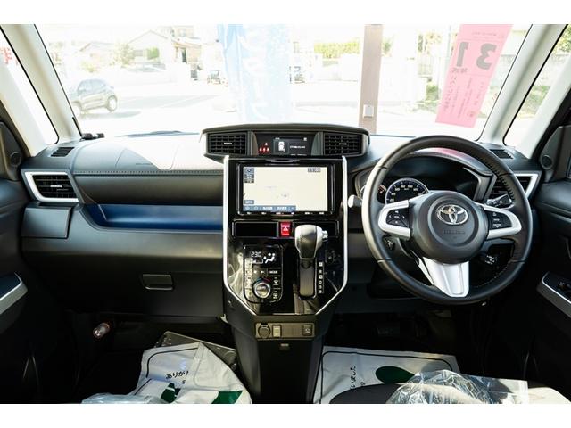 ルーミー カスタムＧ　横滑り防止システム　運転席助手席エアバック　障害物ソナー　左右電動スライドドア　スマ－トキ－　Ａ－ＳＴＯＰ　エアバック　エアコン　ＬＥＤライト　キーフリー　イモビ　ワンセグ　クルコン　ＰＳ　ナビＴＶ（5枚目）