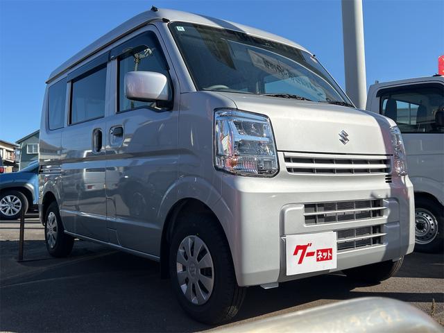 エブリイ ＰＣ　両側スライドドア　クリアランスソナー　レーンアシスト　衝突被害軽減システム　オートライト　ＬＥＤヘッドランプ　キーレスエントリー　アイドリングストップ　電動格納ミラー　シートヒーター　ＣＶＴ（12枚目）