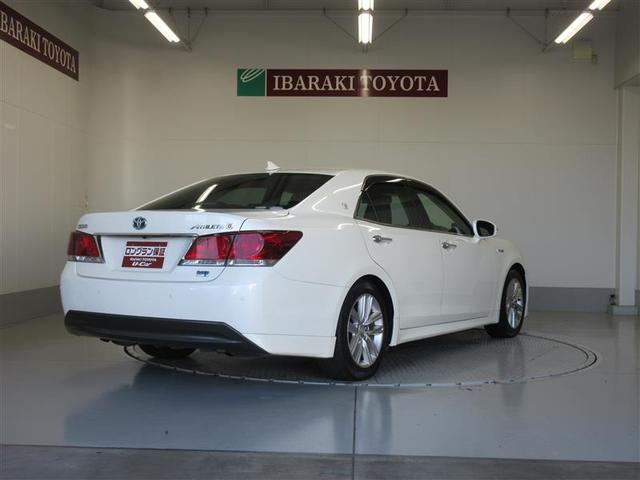 クラウンハイブリッド アスリートG インテリジェントクリアランスソナー 本革シート Wエアバック カーテンエアバック リアカメラ HDDナビゲーションシステム パワーウィンドウ ナビ パワーステアリング エアコン エアバック ABS(3枚目)