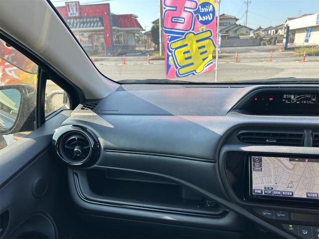 アクア Sスタイルブラック ETC バックカメラ ナビ TV レーンアシスト 衝突被害軽減システム アルミホイール オートマチックハイビーム オートライト スマートキー アイドリングストップ 電動格納ミラー CVT(40枚目)