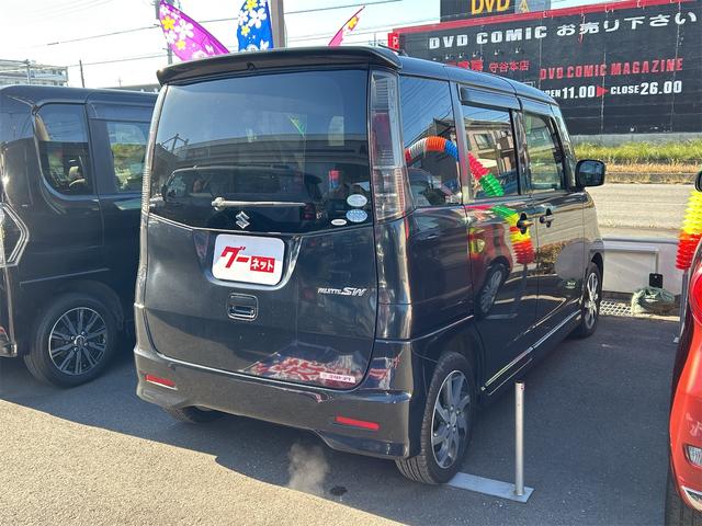 パレットSW XS ETC 両側スライド・片側電動 オートライト HID スマートキー 電動格納ミラー ベンチシート CVT 盗難防止システム ABS CD アルミホイール 衝突安全ボディ エアコン パワーステアリング(21枚目)