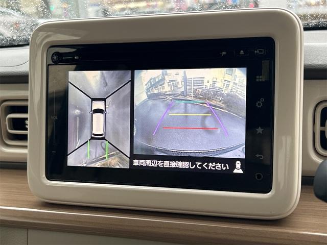 アルトラパン Ｘ　ＥＴＣ　全周囲カメラ　ナビ　ＴＶ　衝突被害軽減システム　オートライト　ＨＩＤ　スマートキー　アイドリングストップ　電動格納ミラー　シートヒーター　ベンチシート　ＣＶＴ　盗難防止システム　ＡＢＳ　ＥＳＣ（5枚目）