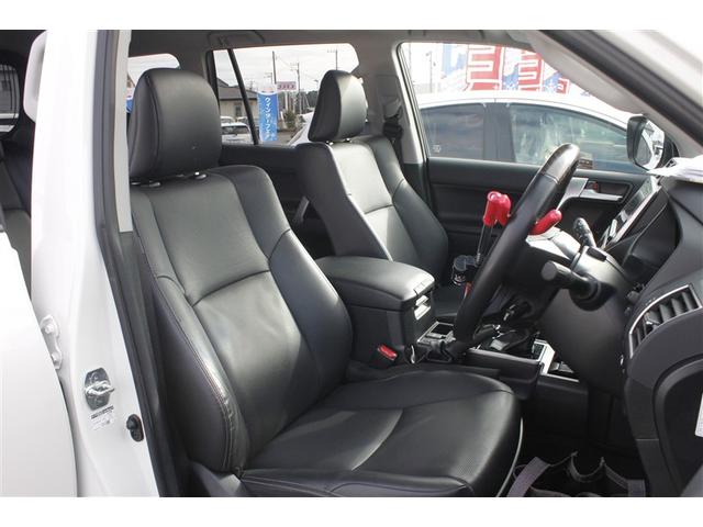 ランドクルーザープラド TX Lパッケージ マットブラックエディション アルミ ABS メモリーナビ LEDヘッドランプ レザー パノラマルーフ Bカメラ エアコン 4×4 ナビ付 エアバッグ カーテンエアバック 衝突被害軽減装置(17枚目)