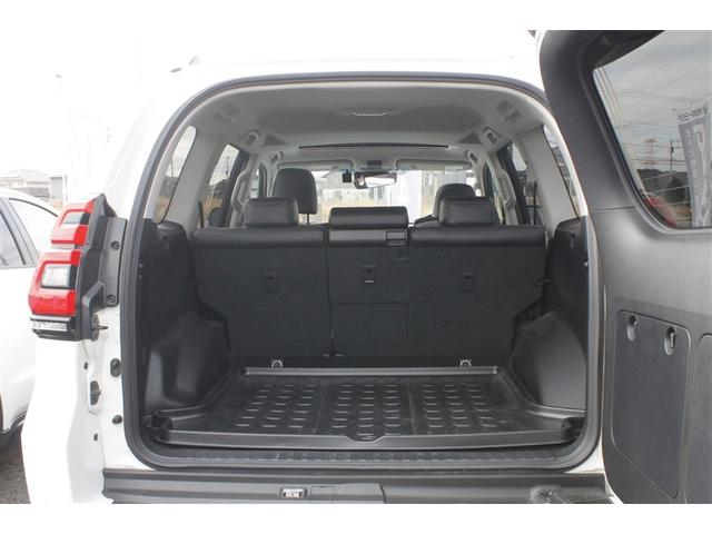 ランドクルーザープラド TX Lパッケージ マットブラックエディション アルミ ABS メモリーナビ LEDヘッドランプ レザー パノラマルーフ Bカメラ エアコン 4×4 ナビ付 エアバッグ カーテンエアバック 衝突被害軽減装置(19枚目)