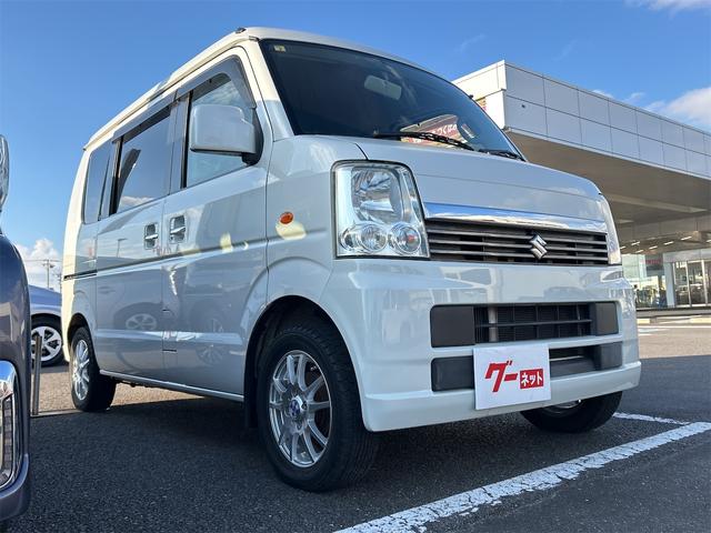 エブリイワゴン ＪＰターボ　ＥＴＣ　バックカメラ　ナビ　ＴＶ　キーレスエントリー　電動格納ミラー　ＡＴ　盗難防止システム　ＡＢＳ　ＣＤ　アルミホイール　衝突安全ボディ　エアコン　パワーステアリング　パワーウィンドウ（4枚目）