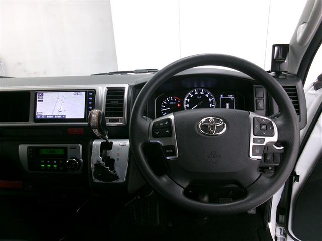 ハイエースワゴン GL セキュリティアラーム 左オートスライドドア ETC付き スマートキ- リアカメラ 運転席助手席エアバック キーレスキー ナビ&TV AC 100V PW LEDヘッドランプ 地デジ DVD再生 ABS(7枚目)