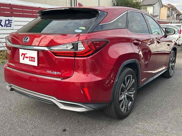 ＲＸ ＲＸ４５０ｈ　バージョンＬ　４ＷＤ　ドライブレコーダー　バックカメラ　オートクルーズコントロール　レーンアシスト　パワーシート　衝突被害軽減システム　ナビ　ＴＶ　オートマチックハイビーム（17枚目）