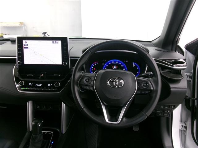 カローラクロス ハイブリッド　Ｚ　本革シート　衝突軽減Ｂ　Ｂモニター　ＬＥＤ　ＡＣ　パワステ　アルミ　エアバッグ　ＡＢＳ　パワーウィンドウ　サイドＳＲＳ（7枚目）