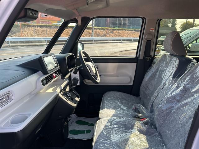 ムーヴキャンバス ストライプスＧ　バックカメラ　両側電動スライドドア　ＴＶ　クリアランスソナー　衝突被害軽減システム　オートライト　ＬＥＤヘッドランプ　スマートキー　アイドリングストップ　電動格納ミラー　シートヒーター　ベンチシート（34枚目）