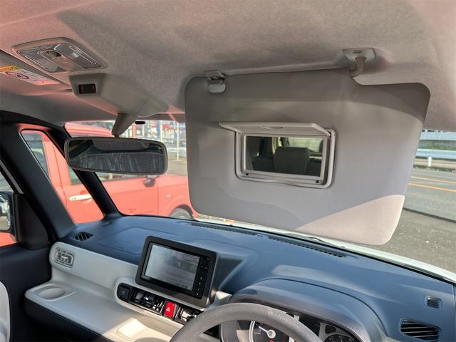 ムーヴキャンバス ストライプスＧ　バックカメラ　両側電動スライドドア　ＴＶ　クリアランスソナー　衝突被害軽減システム　オートライト　ＬＥＤヘッドランプ　スマートキー　アイドリングストップ　電動格納ミラー　シートヒーター　ベンチシート（48枚目）