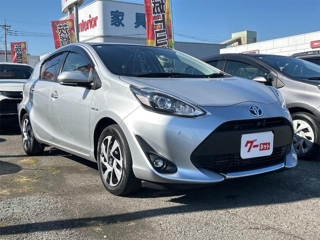 アクア Sスタイルブラック 全周囲カメラ ナビ クリアランスソナー レーンアシスト 衝突被害軽減システム オートマチックハイビーム オートライト スマートキー 電動格納ミラー CVT 盗難防止システム 衝突安全ボディ ABS(21枚目)