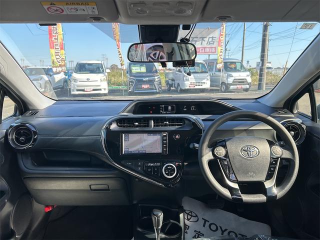 アクア Sスタイルブラック 全周囲カメラ ナビ クリアランスソナー レーンアシスト 衝突被害軽減システム オートマチックハイビーム オートライト スマートキー 電動格納ミラー CVT 盗難防止システム 衝突安全ボディ ABS(56枚目)