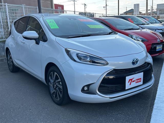 アクア Ｚ　全周囲カメラ　ナビ　オートクルーズコントロール　パークアシスト　衝突被害軽減システム　アルミホイール　オートライト　ＬＥＤヘッドランプ　スマートキー　電動格納ミラー　シートヒーター（14枚目）