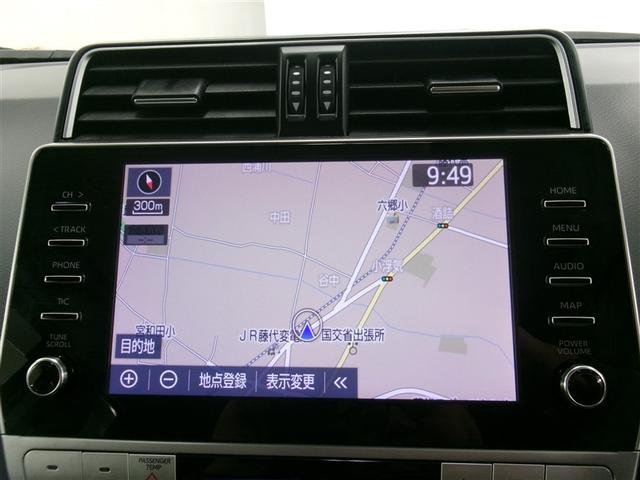 ランドクルーザープラド TX Lパッケージ リアカメラ エアコン LEDランプ レザー アルミホイール パートタイム4WD パワーステアリング メモリーナビ サイドエアバッグ エアバック ABS ナビ パワーウインドウ ム-ンル-フ(4枚目)