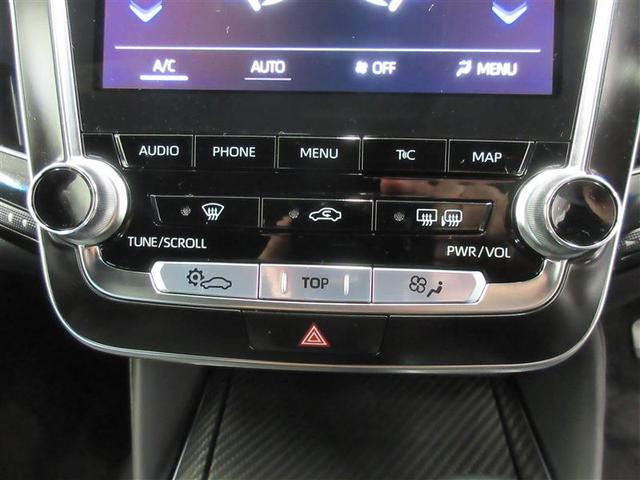 クラウンハイブリッド ＲＳアドバンス　地デジ　衝突被害軽減装置　黒革シート　ＬＥＤヘットライト　後カメラ　クルコン　ＡＣ　Ｐシート　エアバッグ　ナビＴＶ　セキュリティーアラーム　キーフリー　スマートキ　パワーウィンドウ　メモリナビ　アルミ（9枚目）