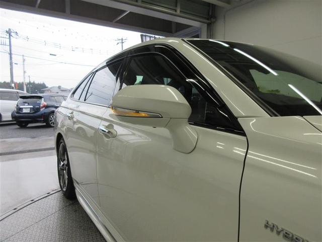 クラウンハイブリッド ＲＳアドバンス　地デジ　衝突被害軽減装置　黒革シート　ＬＥＤヘットライト　後カメラ　クルコン　ＡＣ　Ｐシート　エアバッグ　ナビＴＶ　セキュリティーアラーム　キーフリー　スマートキ　パワーウィンドウ　メモリナビ　アルミ（19枚目）