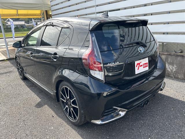 アクア G G’s ETC バックカメラ ナビ TV オートクルーズコントロール レーンアシスト 衝突被害軽減システム アルミホイール オートマチックハイビーム オートライト スマートキー 電動格納ミラー CVT(17枚目)