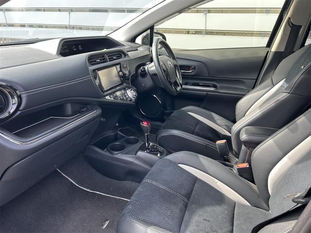 アクア G G’s ETC バックカメラ ナビ TV オートクルーズコントロール レーンアシスト 衝突被害軽減システム アルミホイール オートマチックハイビーム オートライト スマートキー 電動格納ミラー CVT(33枚目)