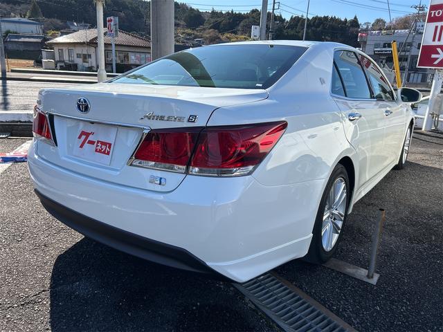クラウンハイブリッド アスリートS ハイブリッド ETC バックカメラ ナビ TV オートクルーズコントロール オートライト HID パワーシート スマートキー 電動格納ミラー CVT 盗難防止システム 衝突安全ボディ アルミホイール(14枚目)