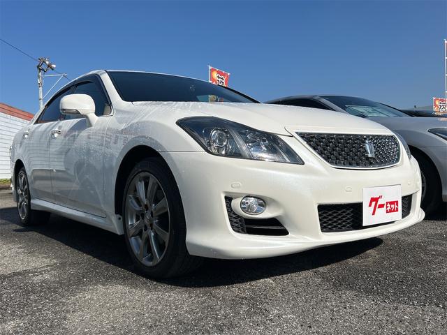 クラウン 2.5アスリート ドライブレコーダー ETC クリアランスソナー オートクルーズコントロール バックカメラ ナビ TV アルミホイール オートライト HID AT スマートキー 電動格納ミラー 盗難防止システム(18枚目)