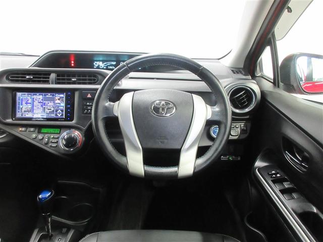 アクア Ｇブラックソフトレザーセレクション　Ｗエアバッグ　ＡＵＴＯエアコン　ＰＳ　ＡＢＳ　ＰＷ　エアバック（4枚目）