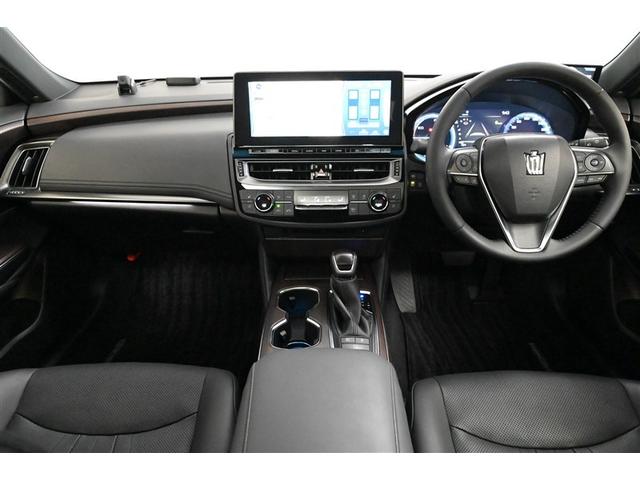 クラウンハイブリッド G-エグゼクティブ サンル-フ バックC 整備記録簿 ナビTV 地デジフルセグ Pシート LEDヘッドライト クルコン パワステ エアコン アルミ 盗難防止装置 横滑防止装置 AUX エアバッグ ETC メモリーナビ(2枚目)