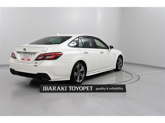 クラウンハイブリッド ＲＳアドバンス　地デジ　衝突被害軽減装置　ドライブレコーダ　ＬＥＤヘットライト　後カメラ　クルコン　ＡＣ　Ｐシート　エアバッグ　ナビＴＶ　セキュリティーアラーム　キーフリー　スマートキ　パワーウィンドウ　メモリナビ（6枚目）