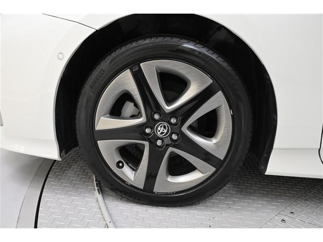 プリウス Aプレミアム ツーリングセレクション 横滑り防止機能 運転席パワーシート エアコン パワーウィンドウ ナビ&TV LEDライト 盗難防止装置 スマートキー&プッシュスタート キーレス ドライブレコーダー アルミホイール メモリナビ ABS(38枚目)