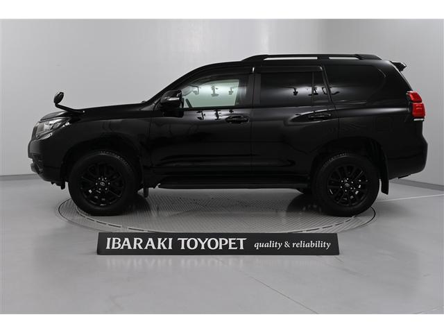 ランドクルーザープラド TX Lパッケージ・ブラックエディション 本革シート 寒冷地 記録簿 地デジ Pシート ナビ・TV DVD アルミホイール クルーズコントロール 横滑り防止装置 ミュージックプレイヤー接続可 ドライブレコーダー メモリーナビ LEDライト(5枚目)