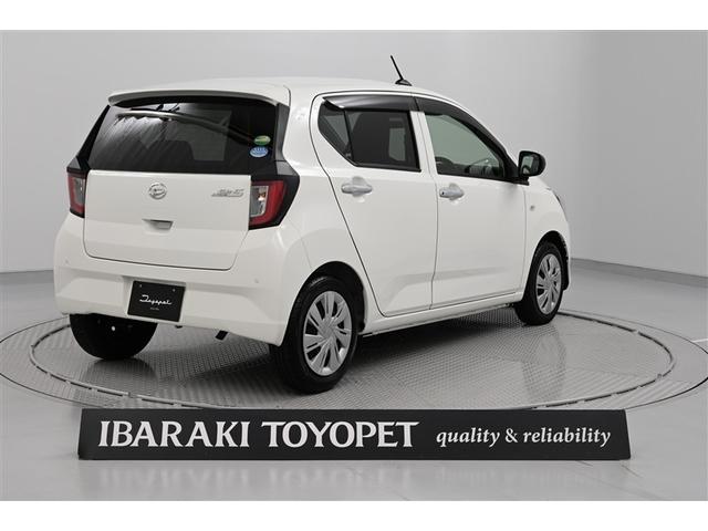 ミライース Ｘ　ＳＡＩＩＩ　衝突回避支援ブレーキ機能　ＡＵＸ　運転席助手席エアバック　横滑防止　点検記録簿付　ＬＥＤライト　キーレスキー　パワーウインドウ　エアコン　パワステ　ＡＢＳ　エアバック　アイストップ（5枚目）