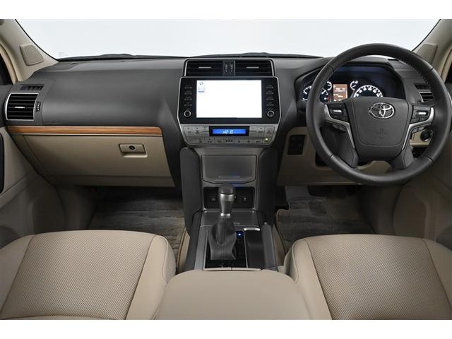 ランドクルーザープラド ＴＸ　Ｌパッケージ　ドラレコ付き　軽減ブレーキ　ＡＣ　ム－ンル－フ　助手席エアバック　記録簿付　横滑り防止機能　ＬＥＤランプ　オートクルーズ　Ｓキー　キーレスエントリー　ＥＴＣ装備　アルミ　パワーステアリング　３列席（2枚目）