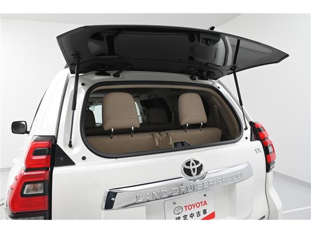 ランドクルーザープラド ＴＸ　Ｌパッケージ　ドラレコ付き　軽減ブレーキ　ＡＣ　ム－ンル－フ　助手席エアバック　記録簿付　横滑り防止機能　ＬＥＤランプ　オートクルーズ　Ｓキー　キーレスエントリー　ＥＴＣ装備　アルミ　パワーステアリング　３列席（18枚目）