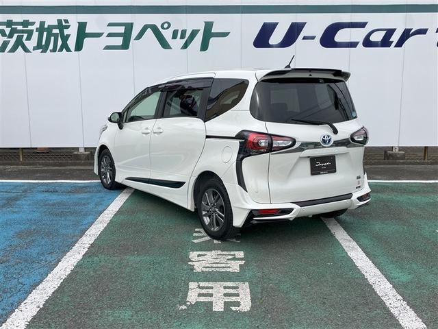 シエンタ ハイブリッドG クエロ 点検記録簿 地デジTV 盗難防止 エアロ 横滑り防止 LEDライト クルコン ドライブレコーダー スマートキー ETC バックモニタ DVD オ-トエアコン AUX メモリ-ナビ エアバッグ AW(3枚目)
