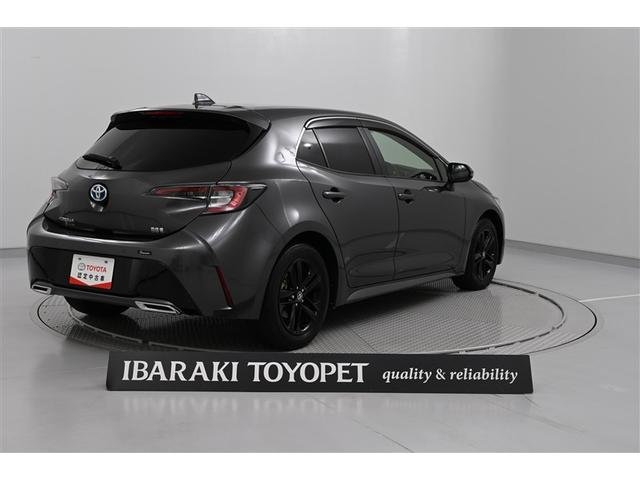 カローラスポーツ ハイブリッドG スタイルパッケージ 衝突軽減ブレーキ LEDライト ナビ&TV エアコン スマキー 横滑り防止装置 エアバッグ 盗難防止システム アルミホイール バックカメラ ドラレコ フルセグTV ETC パワステ キーレス 記録簿(6枚目)