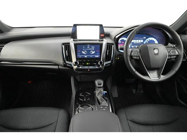 クラウンハイブリッド S Cパッケージ 衝突軽減B 盗難防止システム エアバッグ クルコン Bカメラ LEDヘッドライト フルセグTV スマートキー&プッシュスタート パワーシート メモリーナビゲーション ETC付 ドライブレコーダー(2枚目)