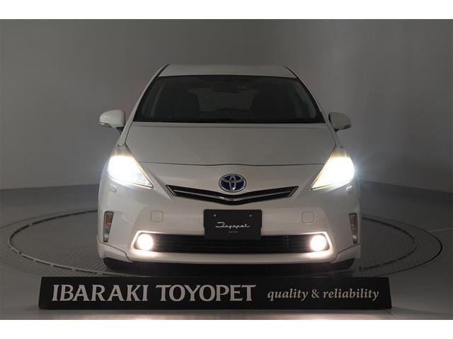 プリウスα Ｓツーリングセレクション　助手席エアバッグ　ナビＴＶ　イモビライザー　スマートキープッシュスタート　パワーステアリング　キーレス　ＥＴＣ車載器　三列シート　横滑り防止機能　ＬＥＤヘッドライト　記録簿付　ドライブレコーダー　ＡＷ（7枚目）