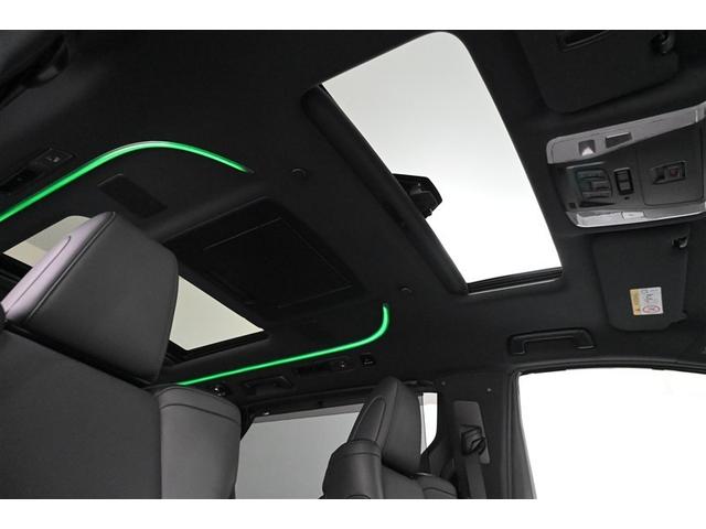 アルファードハイブリッド エグゼクティブラウンジ　サンル－フ　インテリジェントクリアランスソナー　地デジＴＶ　両側電動スライドドア　黒革シート　バックモニタ－　ＬＥＤライト　横滑り防止機能　４ｗｄ　３列シート　オートクルーズコントロール　Ｐシート（3枚目）