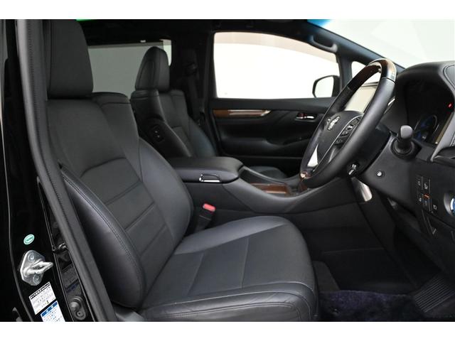 アルファードハイブリッド エグゼクティブラウンジ　サンル－フ　インテリジェントクリアランスソナー　地デジＴＶ　両側電動スライドドア　黒革シート　バックモニタ－　ＬＥＤライト　横滑り防止機能　４ｗｄ　３列シート　オートクルーズコントロール　Ｐシート（14枚目）