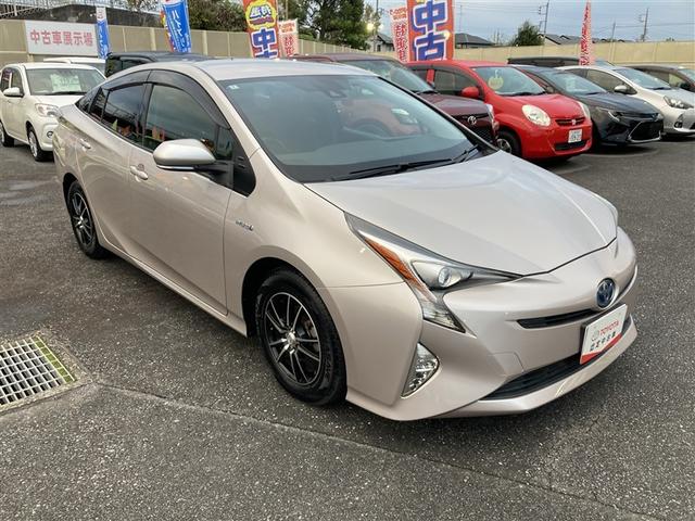 プリウス Ｓ　ＬＥＤヘット　盗難防止システム　スマキー　ＡＣ　ナビ＆ＴＶ　ドライブレコーダー　横滑り防止システム　バックガイドモニター　ＥＴＣ車載器　アルミホイール　運転席パワーウィンドウ　整備点検記録簿　ＡＢＳ（22枚目）