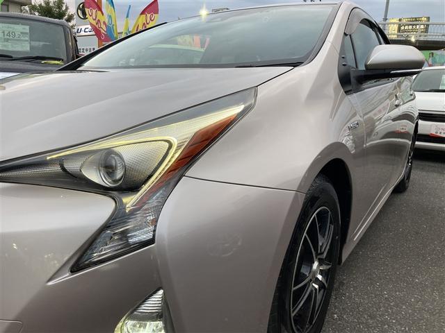 プリウス Ｓ　ＬＥＤヘット　盗難防止システム　スマキー　ＡＣ　ナビ＆ＴＶ　ドライブレコーダー　横滑り防止システム　バックガイドモニター　ＥＴＣ車載器　アルミホイール　運転席パワーウィンドウ　整備点検記録簿　ＡＢＳ（26枚目）