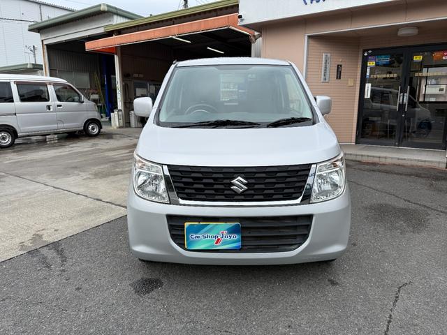 ワゴンR FX 社外SDナビ・地デジ 社外アルミ14インチ タイヤ4本新品 右前シートヒーター アイドリングストップ Wエアバック ABS 電動格納ミラー キーレス(2枚目)