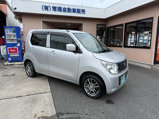 ワゴンR FX 社外SDナビ・地デジ 社外アルミ14インチ タイヤ4本新品 右前シートヒーター アイドリングストップ Wエアバック ABS 電動格納ミラー キーレス(6枚目)