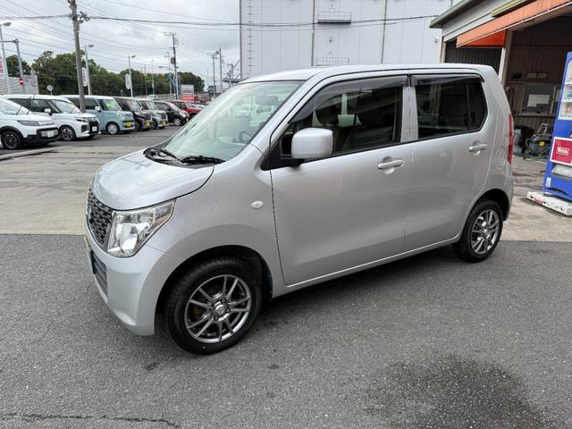 ワゴンR FX 社外SDナビ・地デジ 社外アルミ14インチ タイヤ4本新品 右前シートヒーター アイドリングストップ Wエアバック ABS 電動格納ミラー キーレス(7枚目)