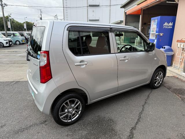 ワゴンR FX 社外SDナビ・地デジ 社外アルミ14インチ タイヤ4本新品 右前シートヒーター アイドリングストップ Wエアバック ABS 電動格納ミラー キーレス(8枚目)