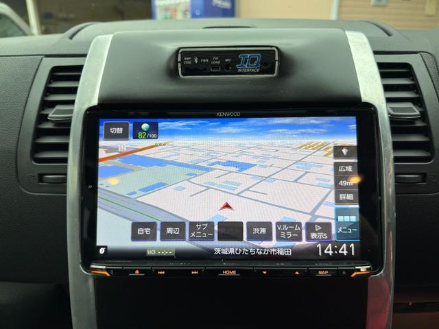 エクストレイル 20GT S 社外9インチSDナビ・フルセグ・DVD・Bluetooth 社外3wayスピーカーシステム 社外ウーハー 社外アンプ バックカメラ 社外マフラー ドライブレコーダー前後 サンルーフ ルーフキャリア(10枚目)