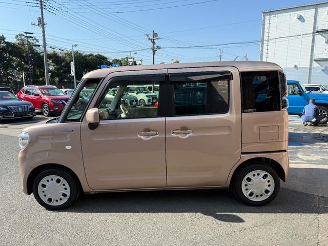 スペーシア ハイブリッドX 社外ディスプレイオーディオ バックカメラ ETC 両側パワースライドドア ロールサンシェード サーキュレーター パーキングセンサー シートヒーター オートライト オートハイビーム プッシュスタート(5枚目)