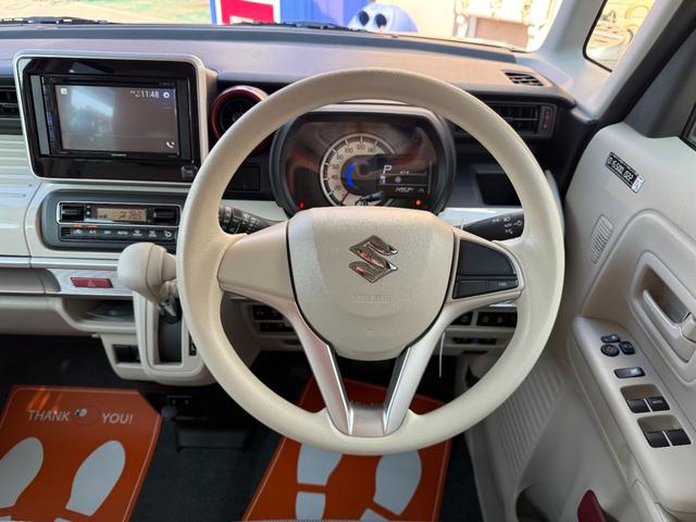 スペーシア ハイブリッドX 社外ディスプレイオーディオ バックカメラ ETC 両側パワースライドドア ロールサンシェード サーキュレーター パーキングセンサー シートヒーター オートライト オートハイビーム プッシュスタート(21枚目)