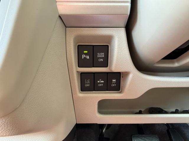 スペーシア ハイブリッドX 社外ディスプレイオーディオ バックカメラ ETC 両側パワースライドドア ロールサンシェード サーキュレーター パーキングセンサー シートヒーター オートライト オートハイビーム プッシュスタート(25枚目)