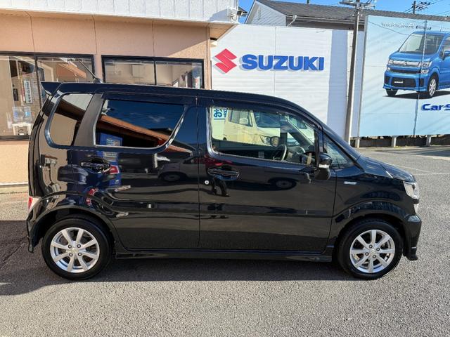 ワゴンR ハイブリッドFZ 社外SDナビ・ワンセグTV・CD・DVD ステアリングリモコン デュアルセンサーブレーキサポート ヘッドアップディスプレイ シートヒーター LEDヘッドライト オートライト オートハイビーム ABS(4枚目)